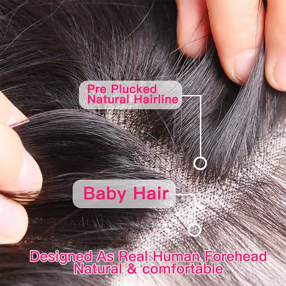 Inside cap construction of the Body Wave Human Hair 4x4 HD Lace Closure Wig showing the breathable lace cap, adjustable straps, and secure design for a comfortable fit.