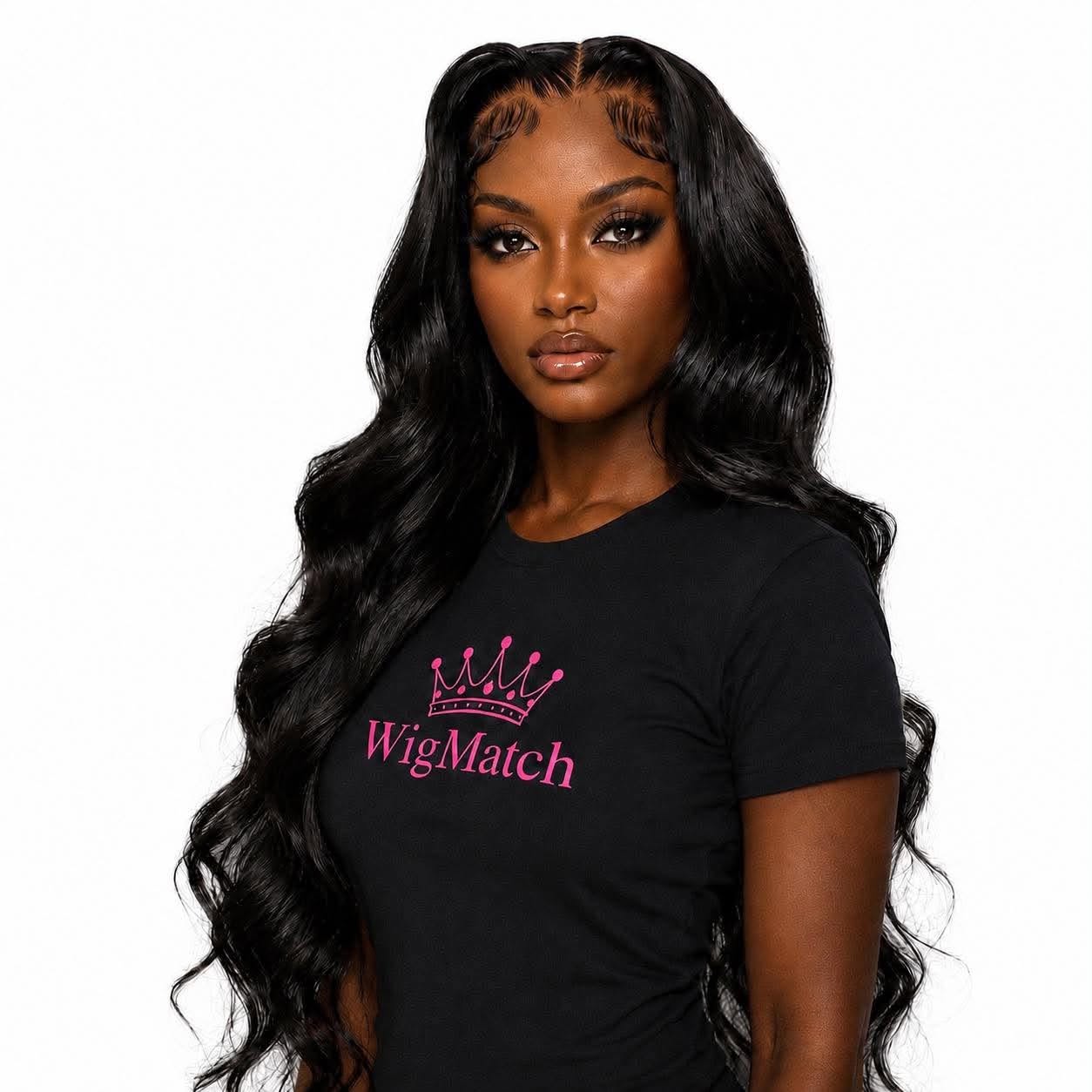 WigMatch 360 HD Body Wave Human Hair Wig front view with natural hairline and soft body wave. Fast & free shipping across the European Union.